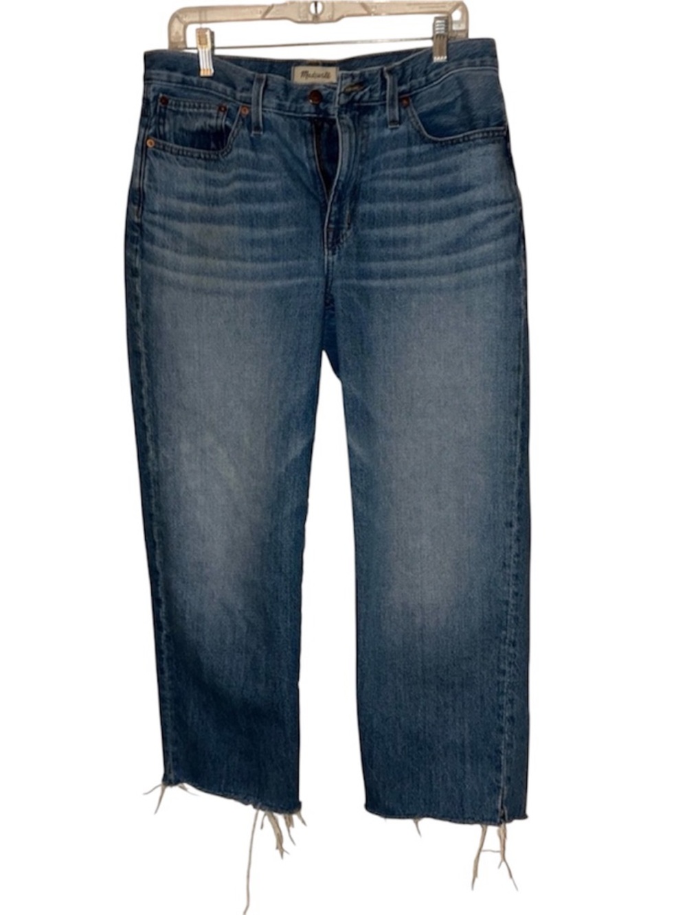 Madewell‎ The Slouchy Boyjean Raw-hem Sz 28